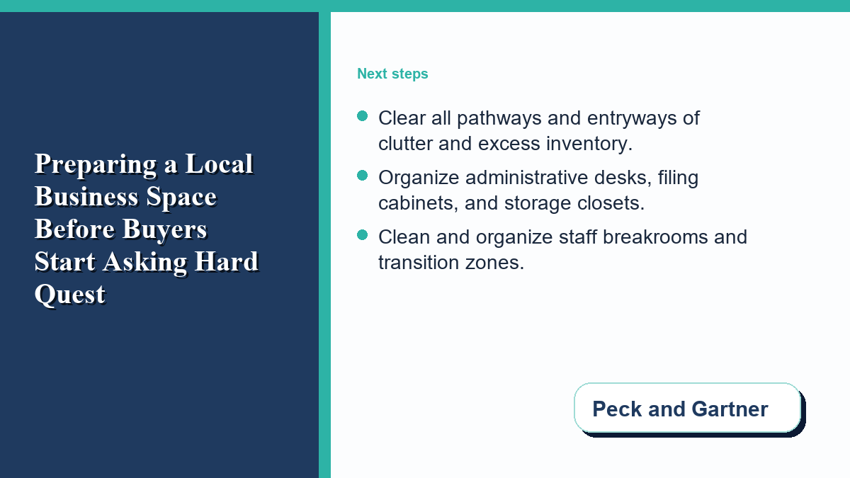 Preparing a Local Business Space Before Buyers Start Asking Hard Questions support visual 2